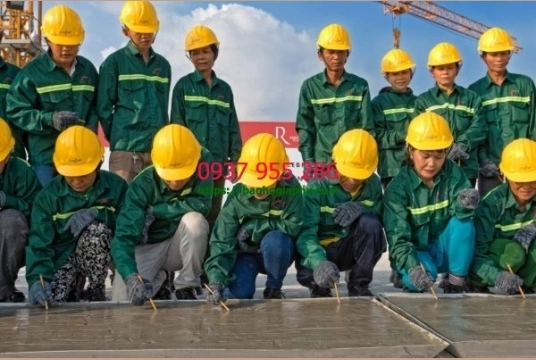 Quần áo bảo hộ lao động tại các dự án xây dựng - Cty Bảo hộ Gia Phú