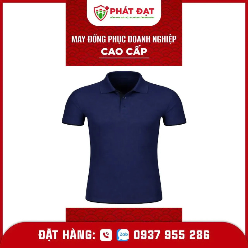 Áo thun đồng phục xanh đen