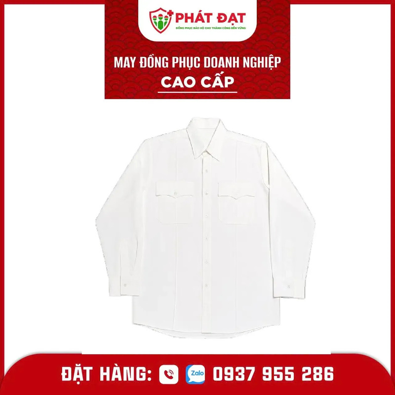 Áo bảo vệ màu trắng Kate Silk