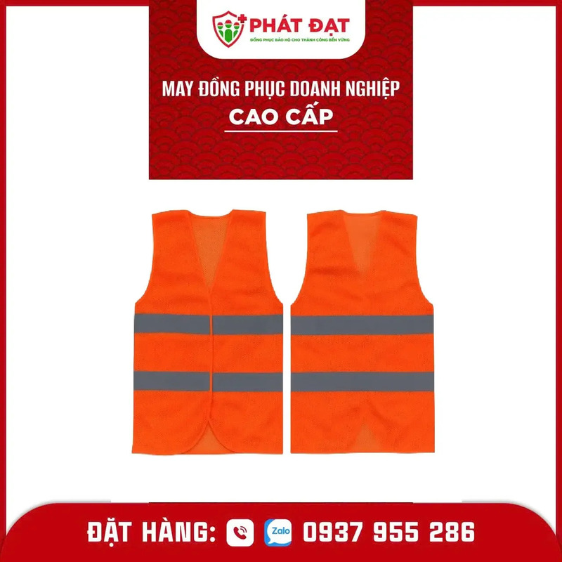 Áo lưới ghi lê phản quang