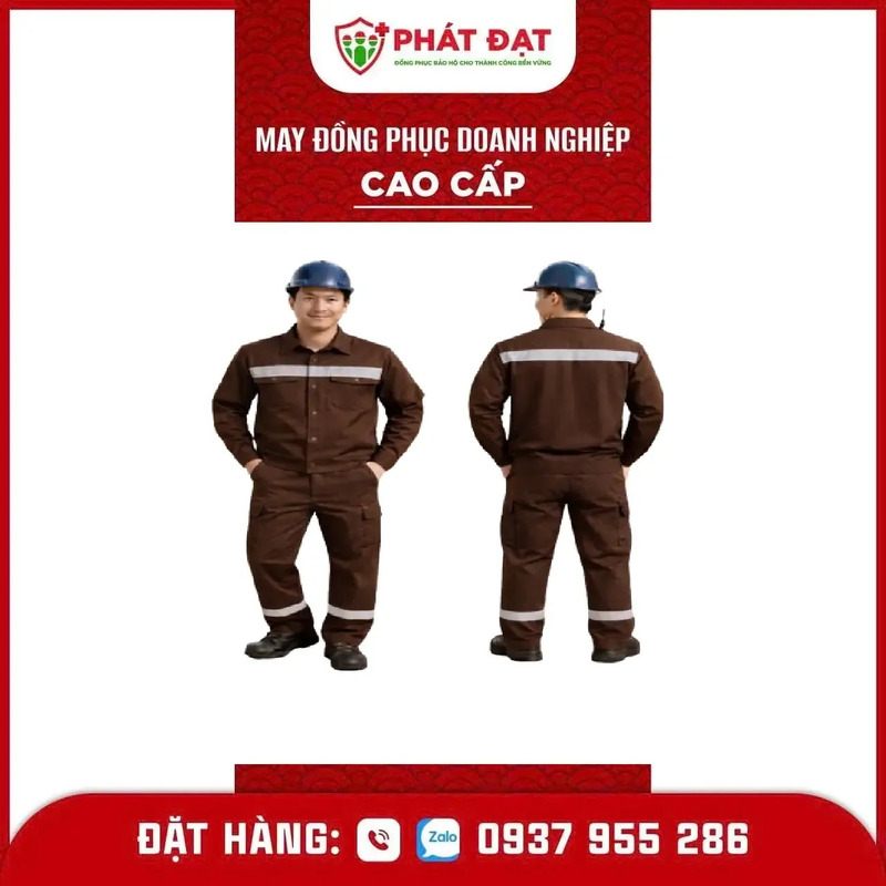 Quần áo bảo hộ lao động mã 121 Kaki Hàn Quốc