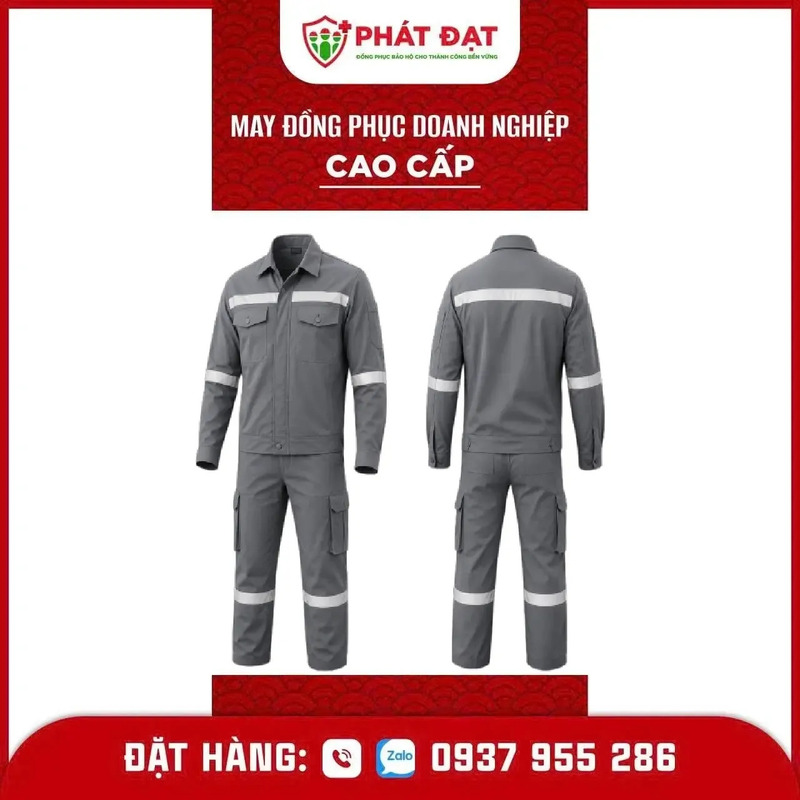 Quần áo bảo hộ lao động mã 137 Kaki Thành Công