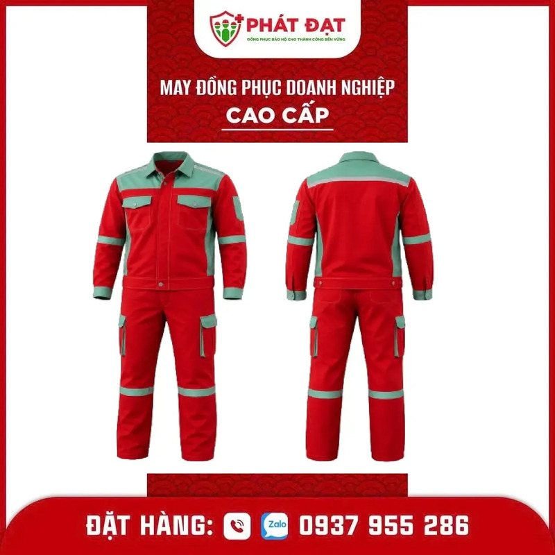 Quần áo bảo hộ lao động mã 140 Kaki Pangrim 27/21