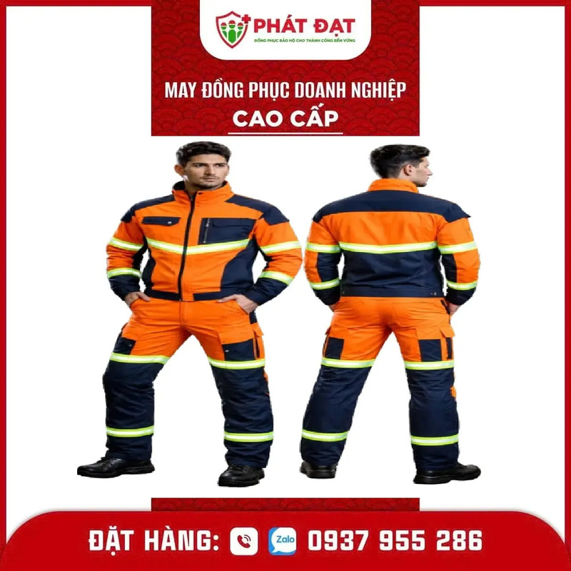 Quần áo bảo hộ lao động PĐ 132 Vải Pangrim